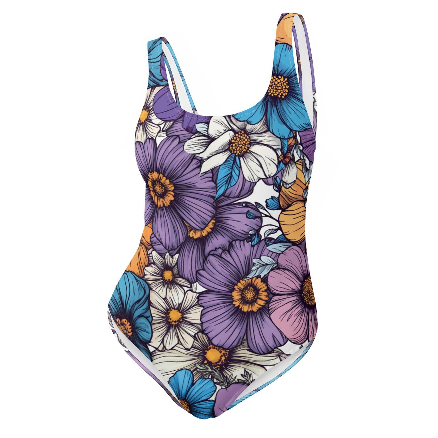 Floral One-Piece Swimsuit